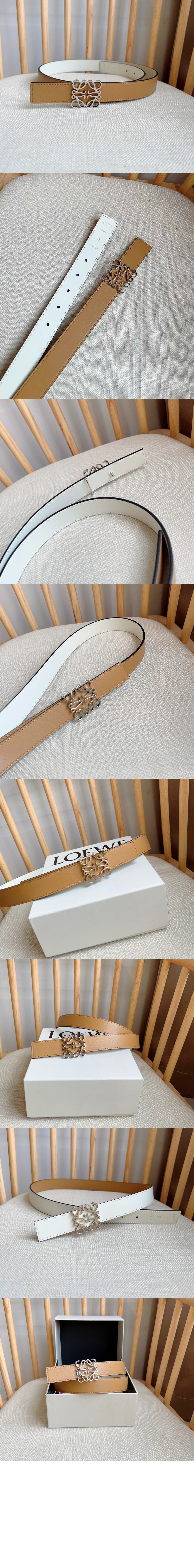 로에베 리버서블 애너그램 벨트