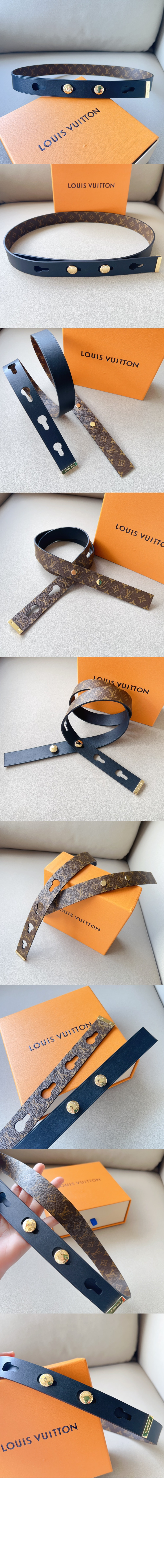 루이비통 LV 스터드 벨트 M8610Y