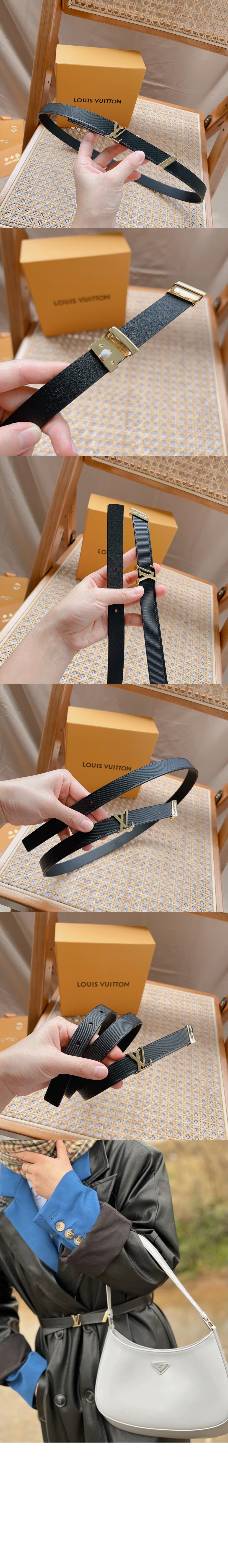 루이비통 LV 이니셜 꾸뛰르 벨트 M9578V