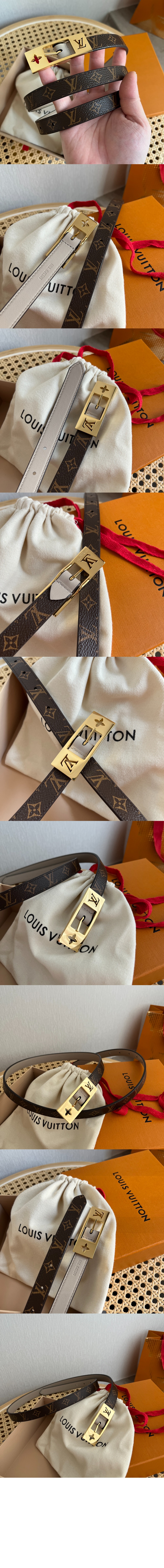 루이비통 LV 듀오 리버서블 벨트 M8296W