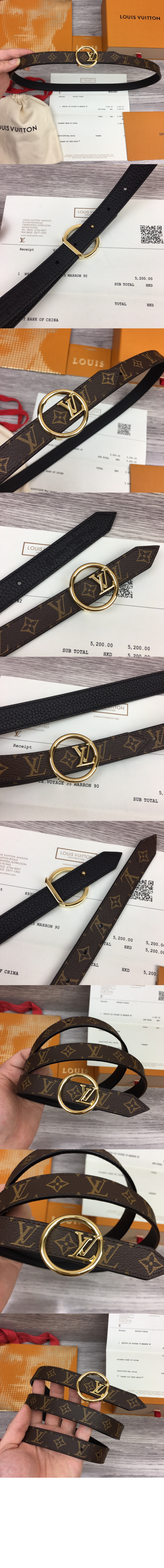 루이비통 LV 이클립스 리버서블 벨트 M0595V