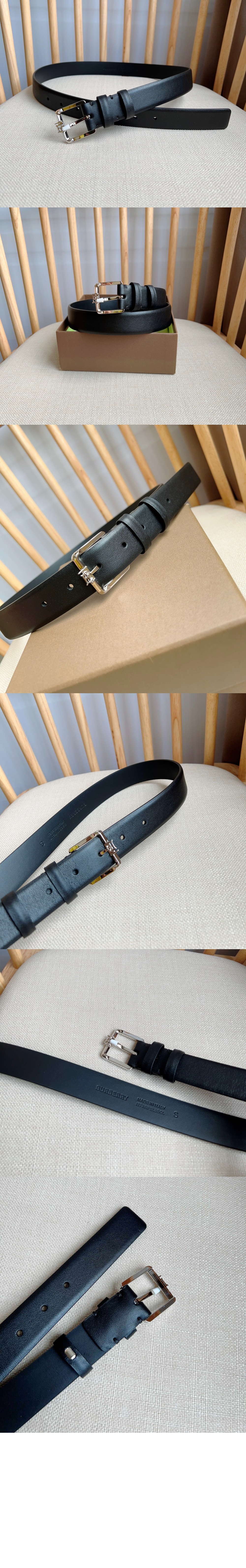 버버리 로고 버클 벨트 8033029