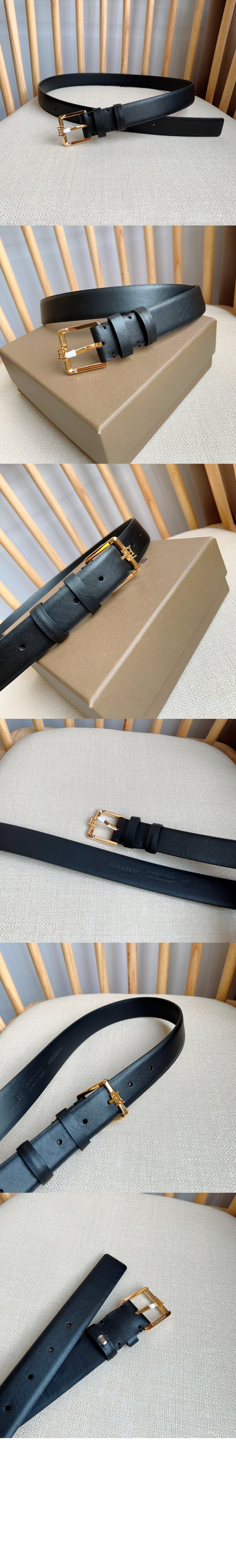 버버리 로고 버클 벨트 8033029