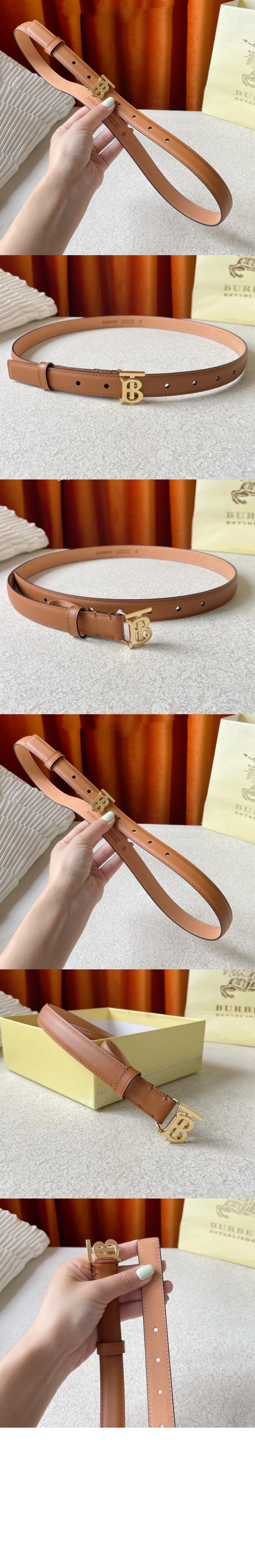 버버리 TB 로고 패턴 벨트 80234411