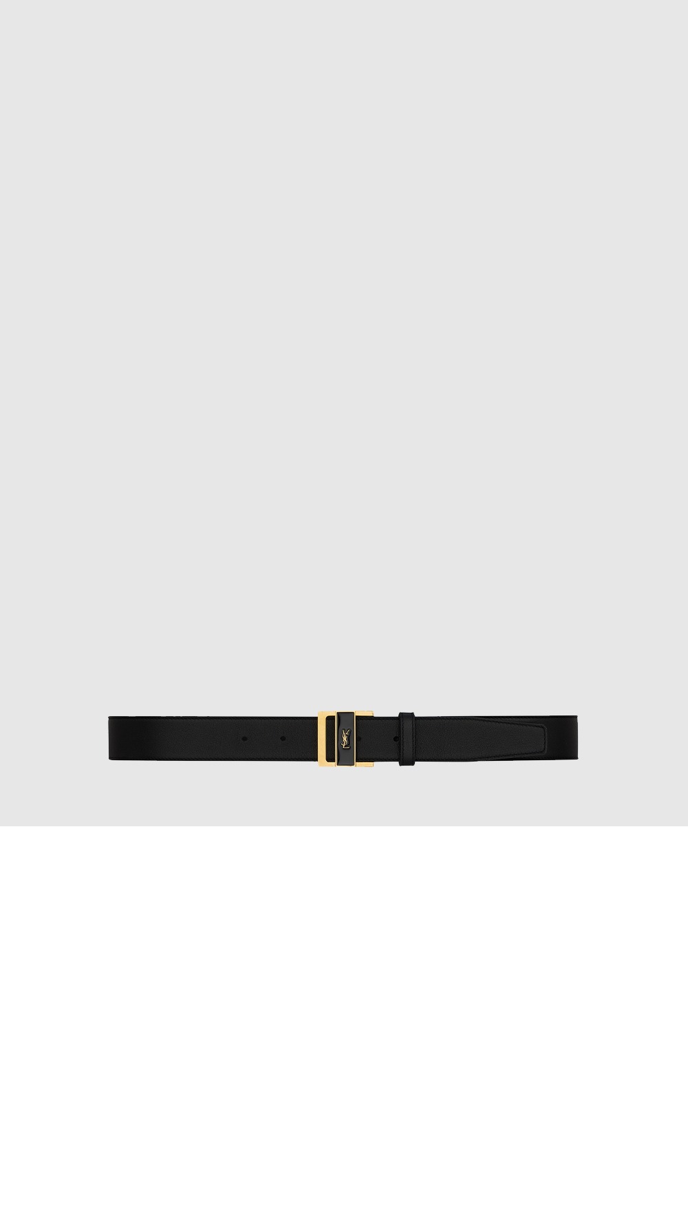 생로랑 박스 가죽 소재의 벨트 788067
