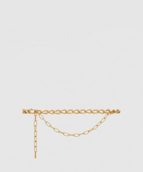 생로랑 메탈 이중 체인 벨트 660507