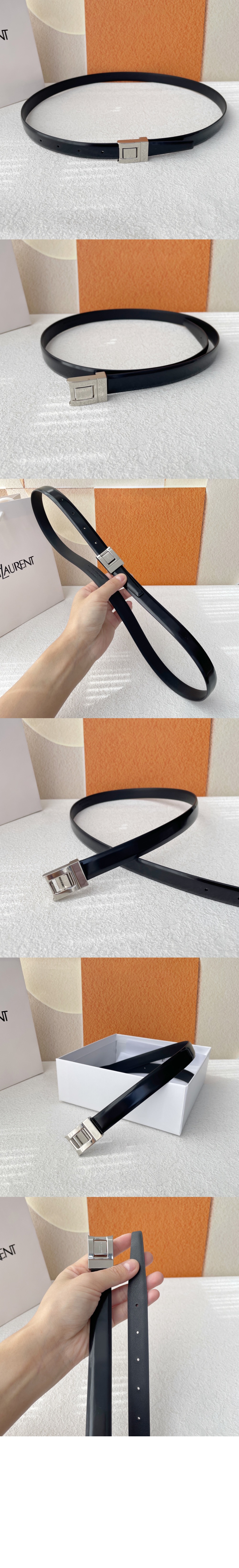 생로랑 가죽버클 협벨트 715871