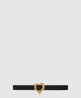 생로랑 칠한 비단 가죽 하트 모양 벨트 650322