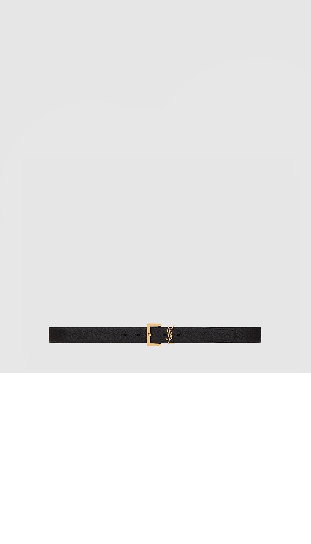 생로랑 모노그램 토고레더 벨트 634440