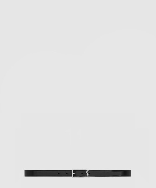 생로랑 부드러운 가죽 소재의 뉴 버클 벨트 7117902