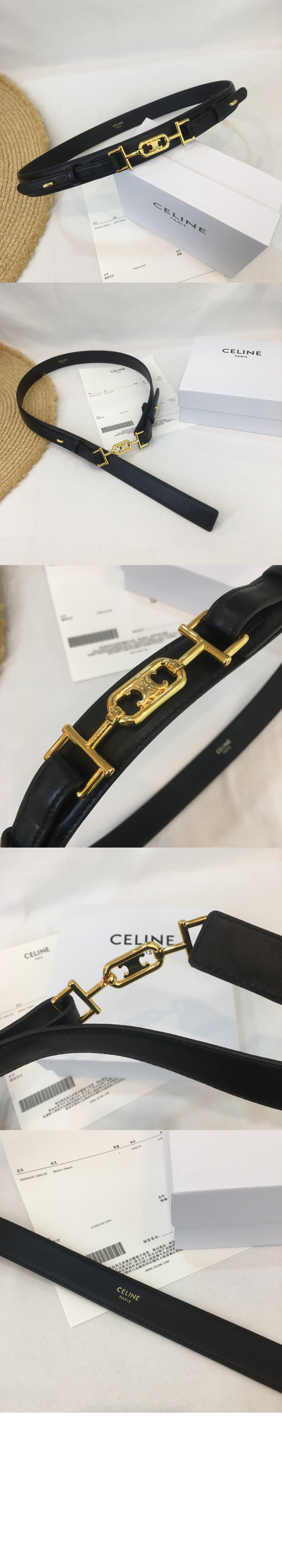 셀린느 카프스킨 벨트 45APF3