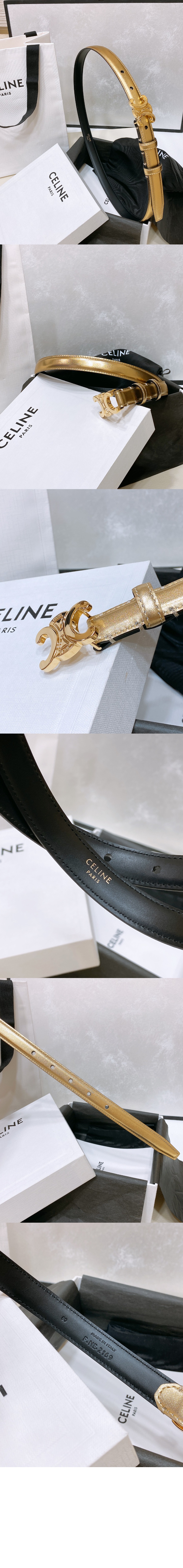 셀린느 카프스킨 벨트 45AX63