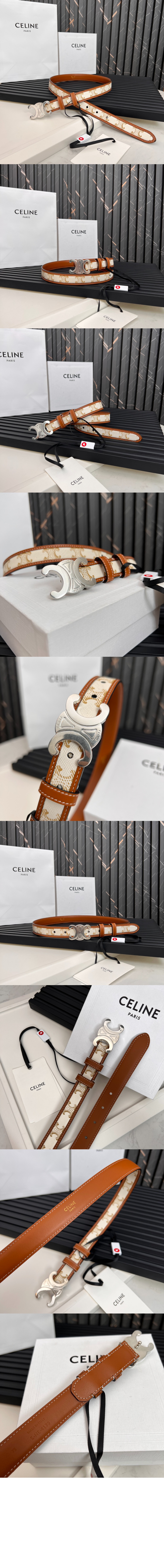 셀린느 텍스타일 트리오페 미디움 벨트 45AZL2