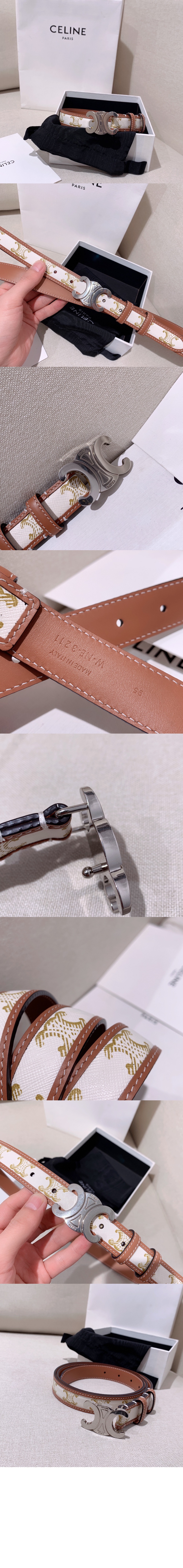 셀린느 미듐 트리오페 벨트 45B422