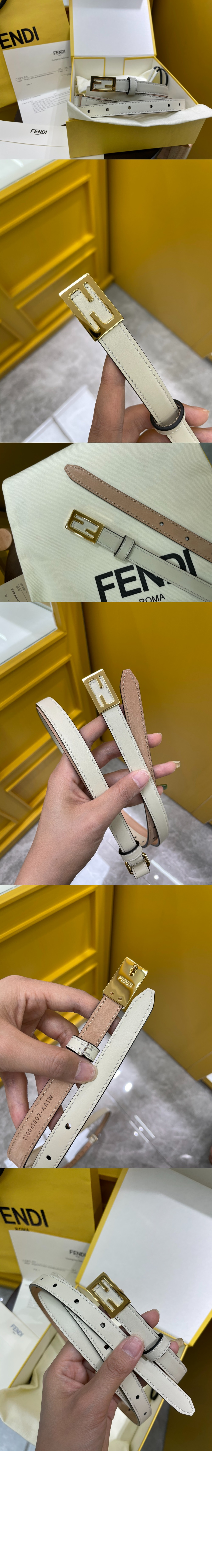 펜디 바게트 벨트 8C063