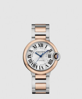 까르띠에 발롱블루 콤비 33 W2BB0032