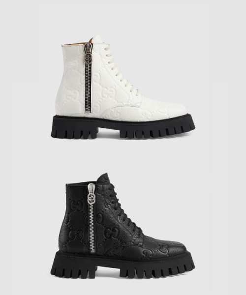 구찌 GG 레더 부츠 751712