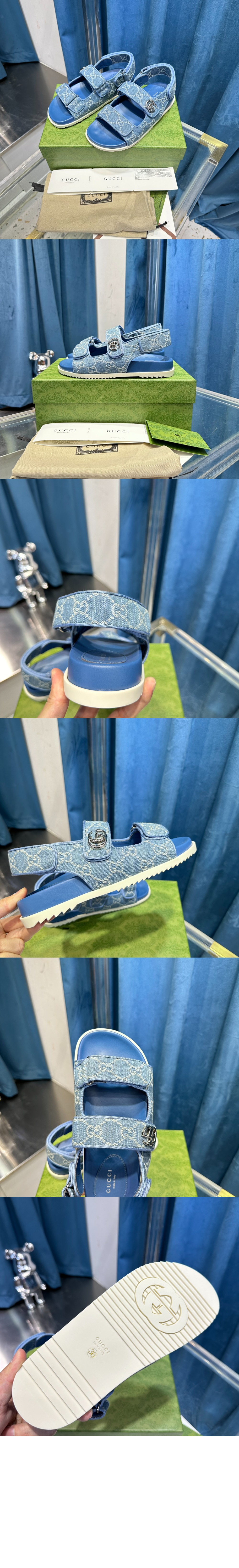 구찌 더블 G 샌들 771575