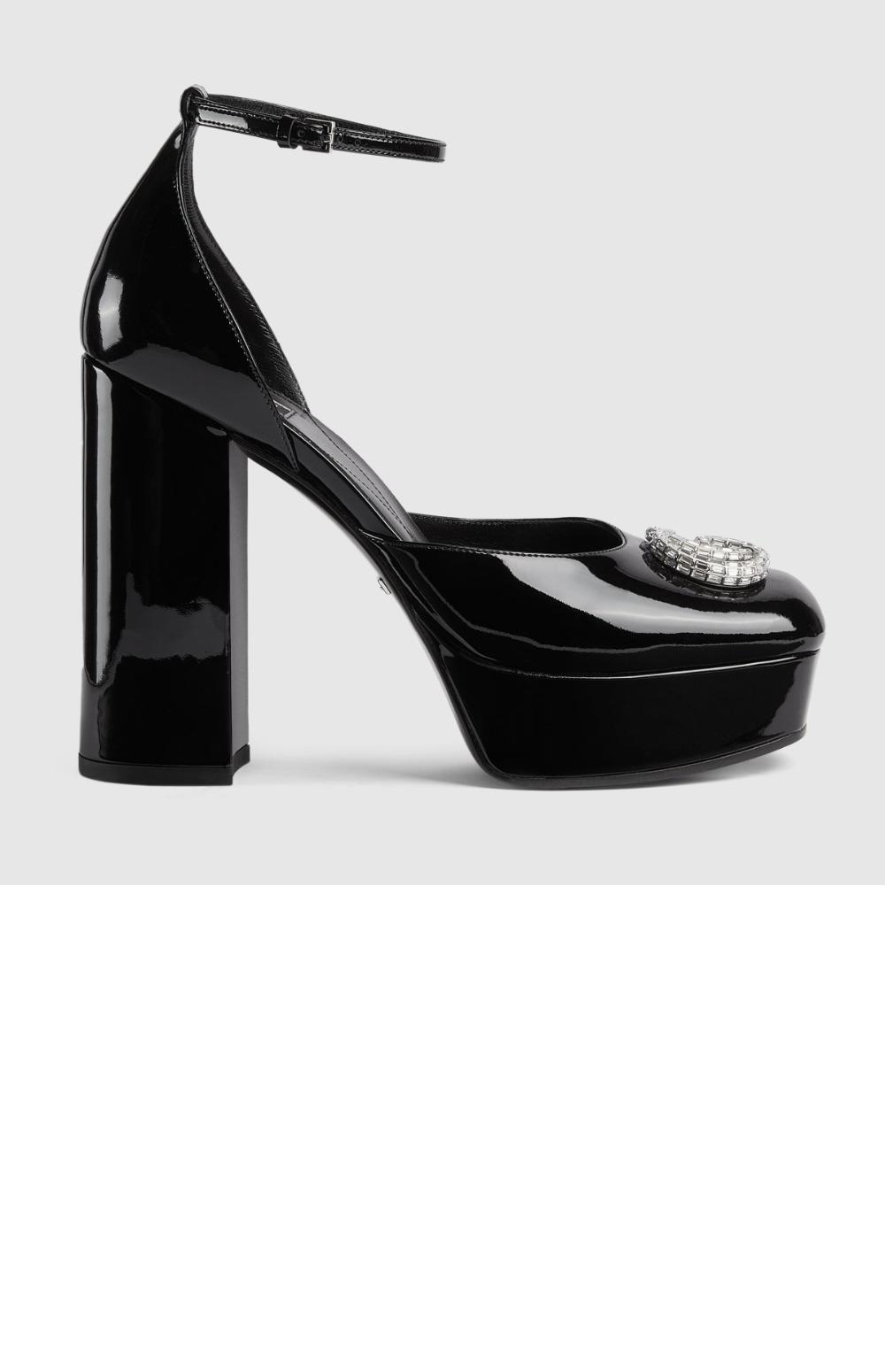 구찌 더블 G 웨지 펌프스 762386