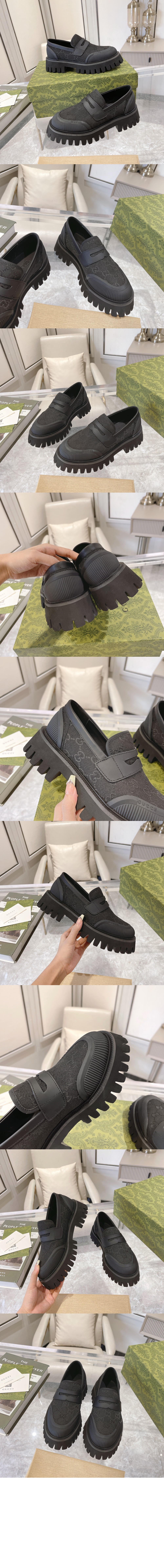 구찌 맥시 GG 로퍼 739776