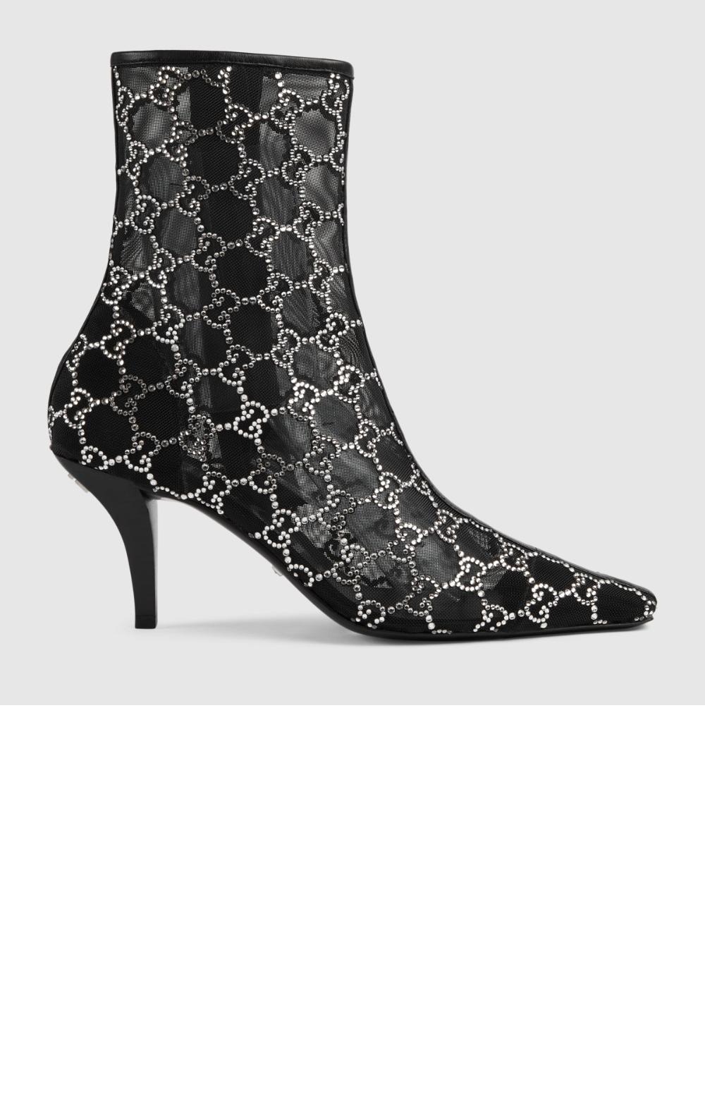 구찌 GG 미드힐 부츠 750228