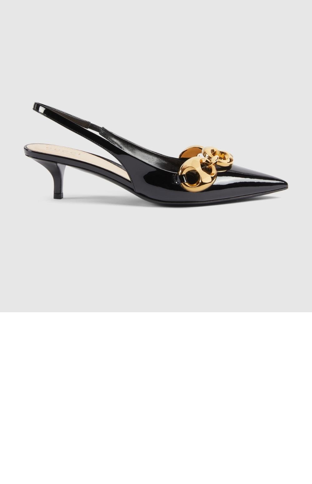 구찌 마리나 체인이 슬링백 펌프스 794372