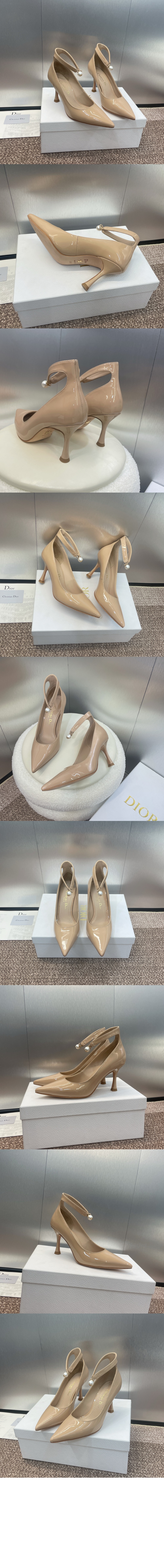 디올 Jolie Dior 펌프스 KDV18