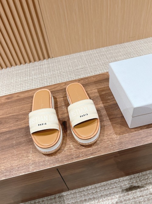 디올 Dway 디웨이 플랫폼 뮬 궆 4.5CM