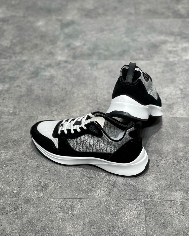 디올 B25 러너 스니커즈 - 블랙