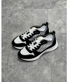 디올 B25 러너 스니커즈 - 블랙