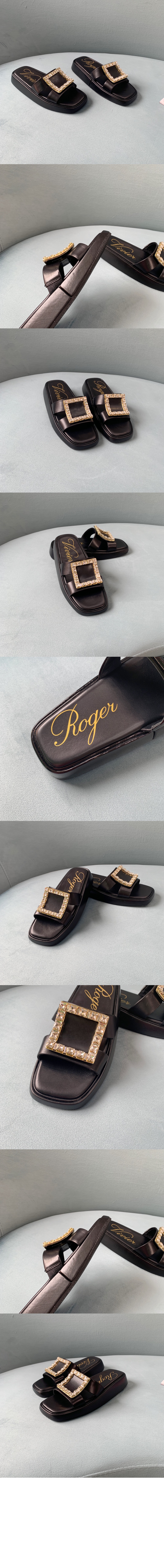 로저비비에 슬라이드 버클 샌들 6093