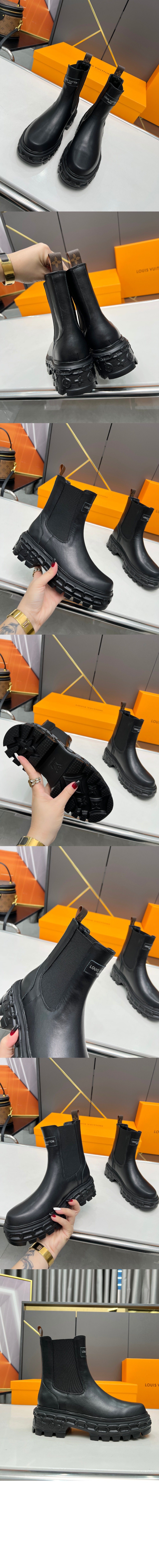 루이비통 LV 레코드 첼시 부츠 1AC7YG