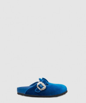 마놀로블라닉 벨벳 슬리퍼