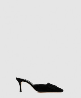 마놀로블라닉 메이세일 스웨이드 키튼 뮬