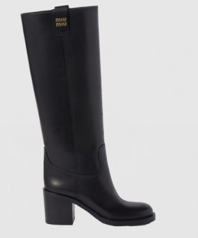 미우미우 가죽 부츠 5W967D