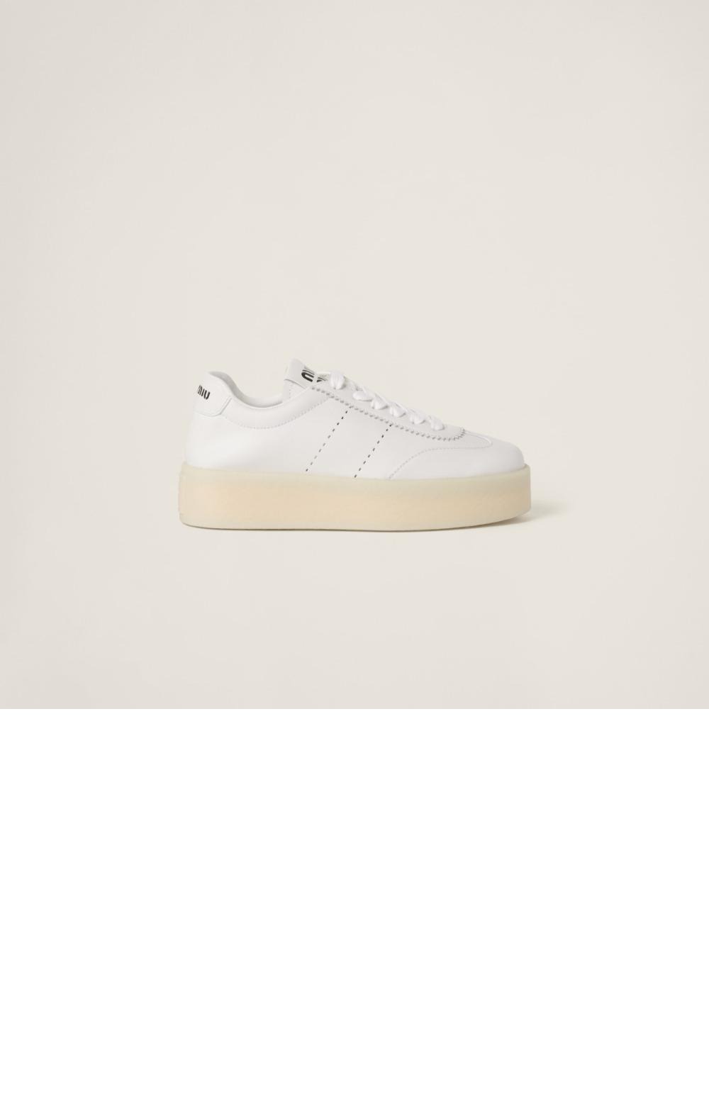 미우미우 가죽 스니커즈 5E278E