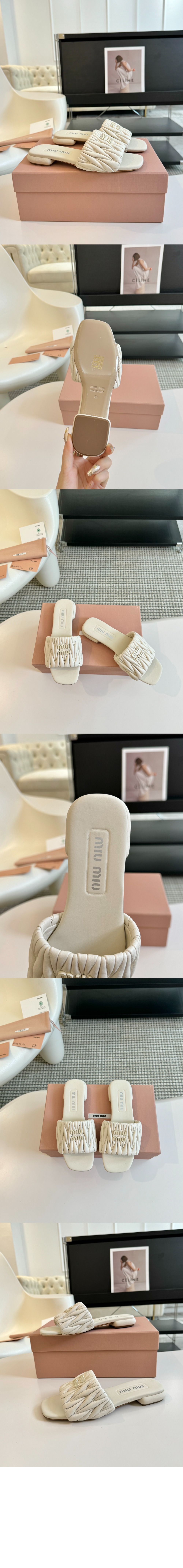 미우미우 슬리퍼 5XX605