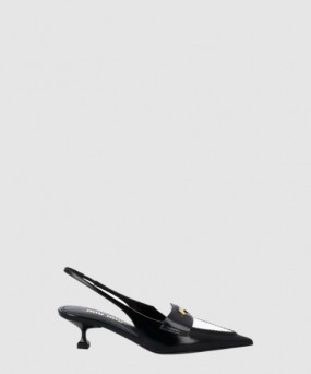 미우미우 투톤 가죽 펌프스 5D774D