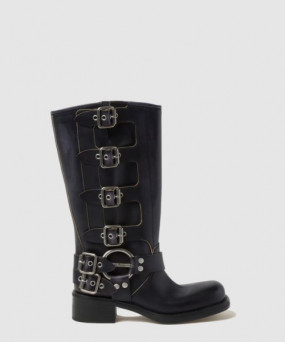 미우미우 가죽 부츠 5W792D