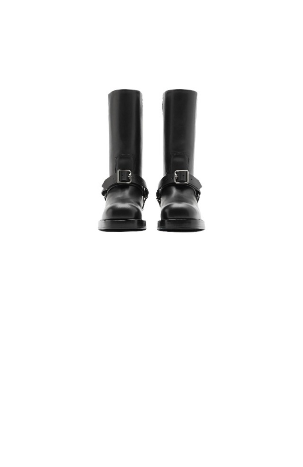 버버리 레더 새들 로우 부츠 80773921