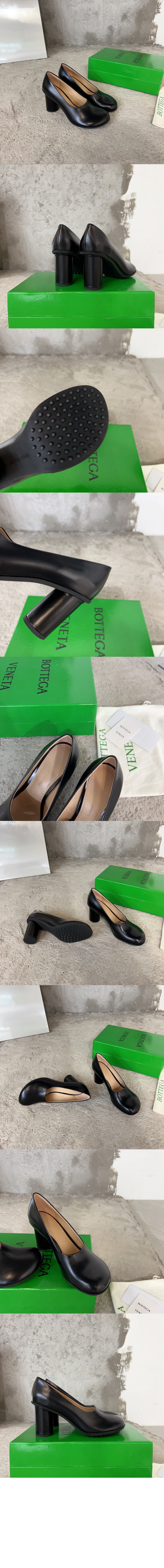 보테가베네타 레더 펌프스 740737