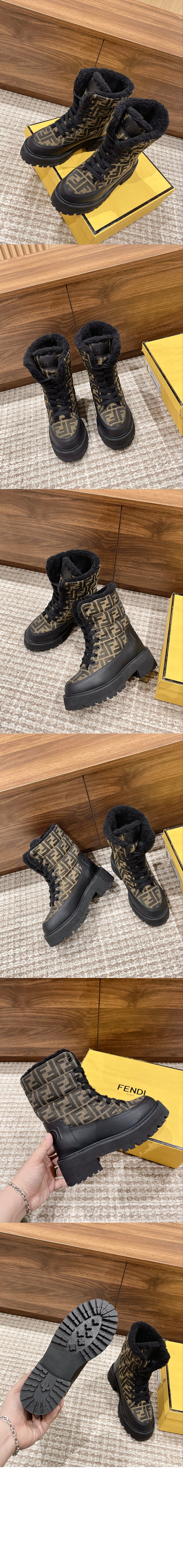 펜디 레더 나이트 부츠 8T8245