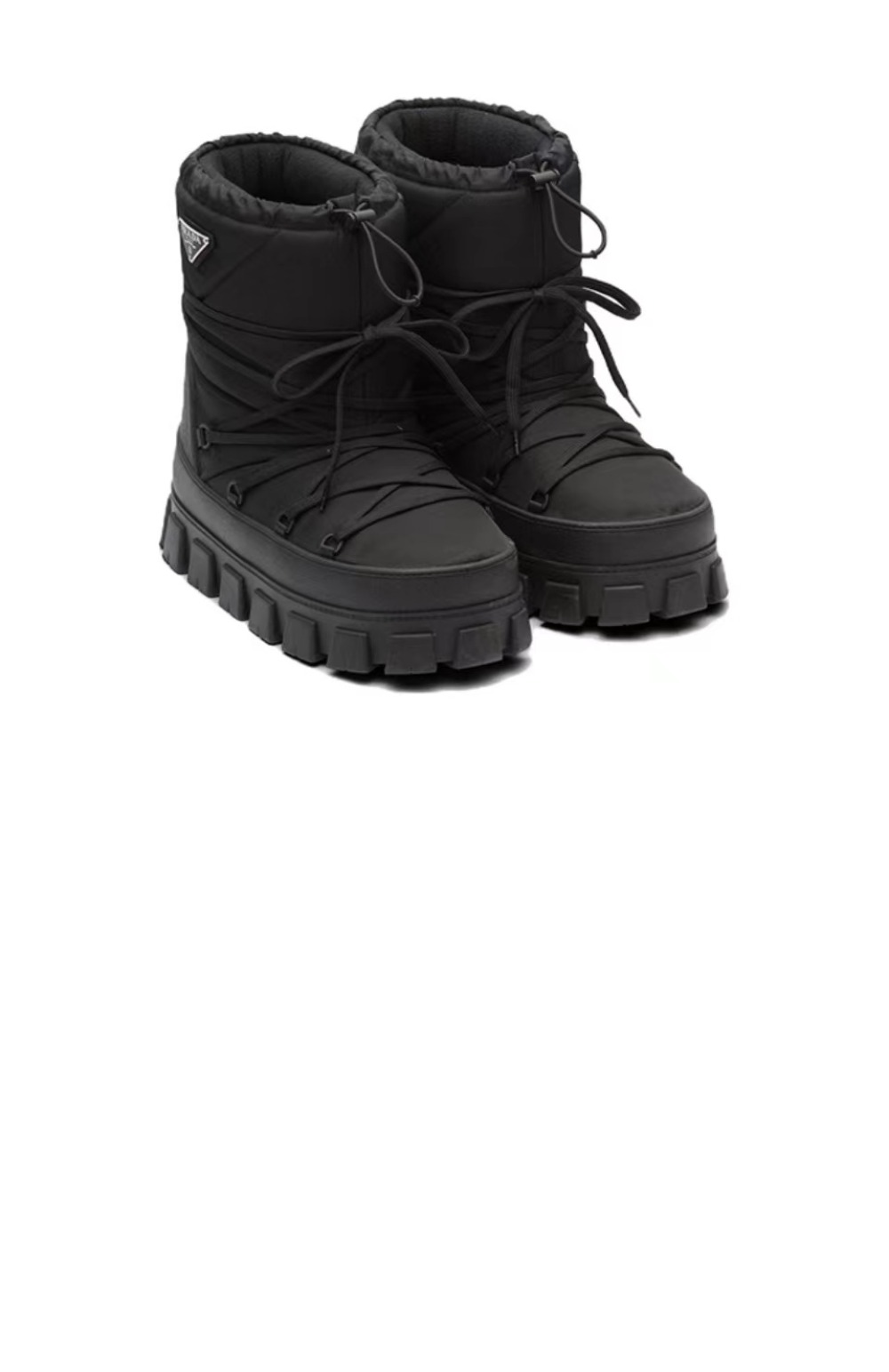 프라다 나일론 개버딘 부츠 2U007N