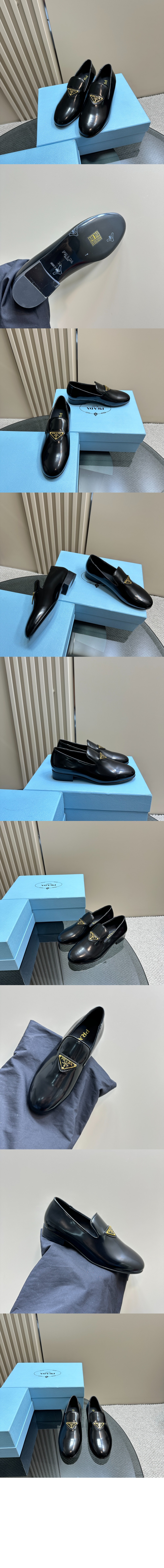 프라다 페이턴트 로퍼 1S365N