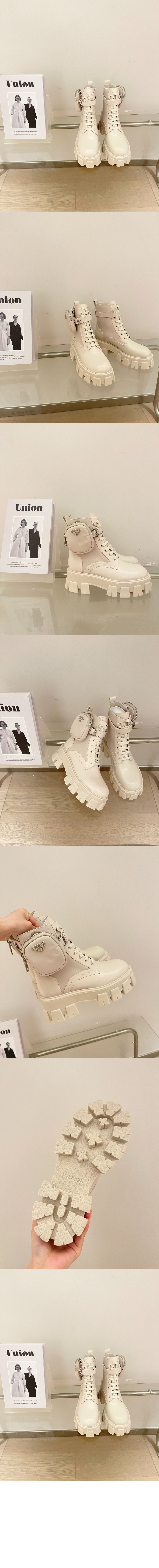 프라다 브러시드 로이스 부츠 2UE007