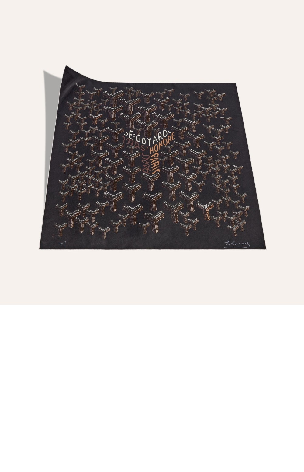 고야드 스카프 N°1