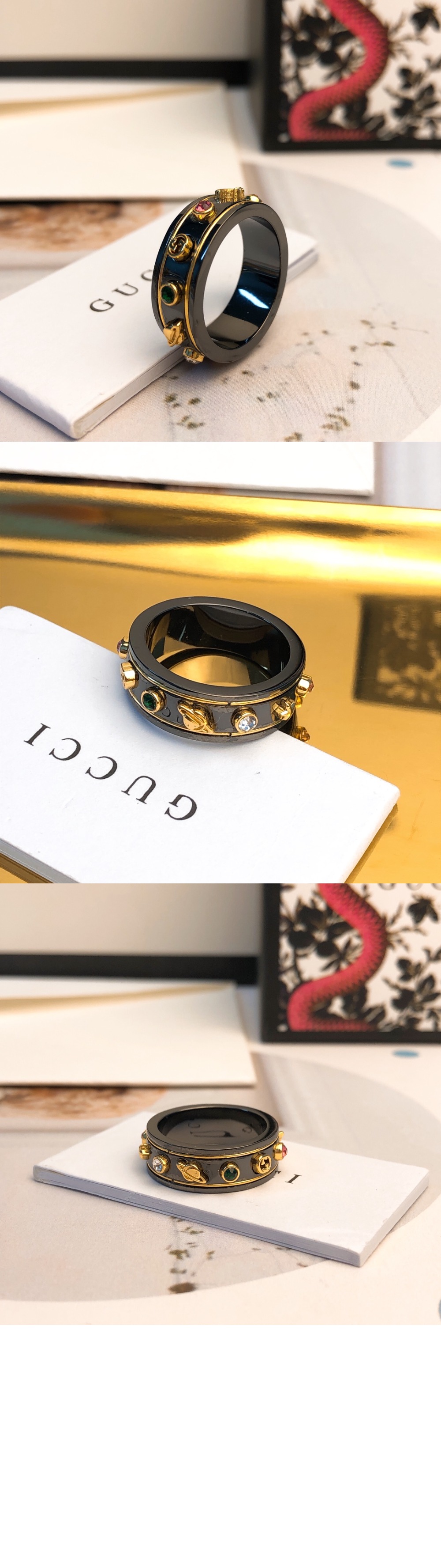 구찌 보석 아이콘 반지 527095