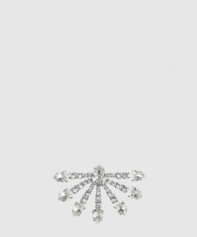 구찌 더블 G 크리스탈 장식 브로치 770020