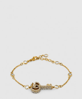 구찌 크리스탈 GG 키 팔찌 645623