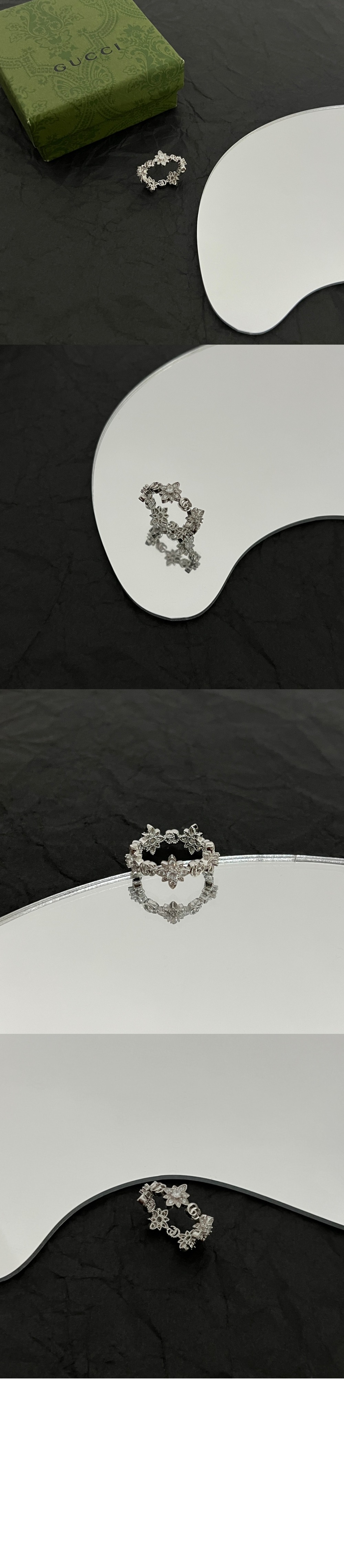 구찌 플로라 18K 다이아몬드 반지 702391